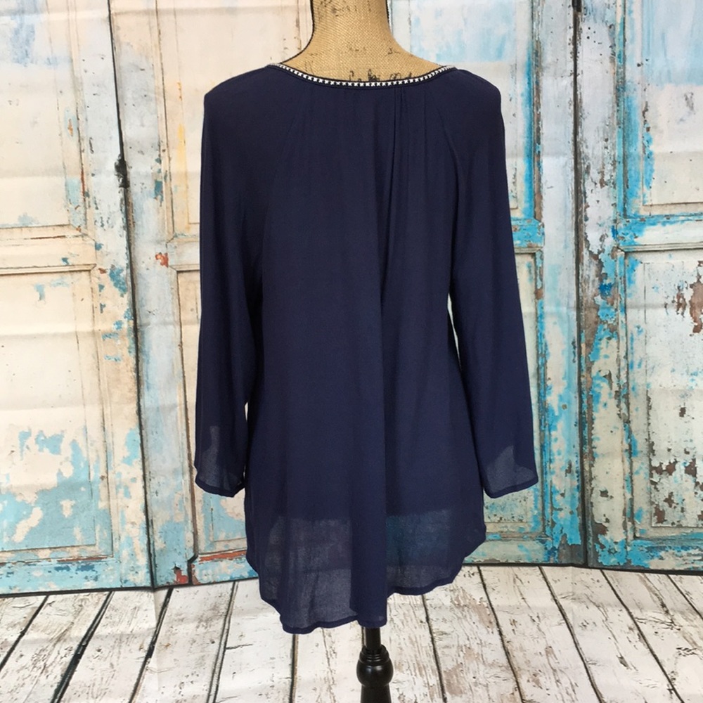 COCO & tashi Peasant Shirt Size Medium - Picture 4 of 7